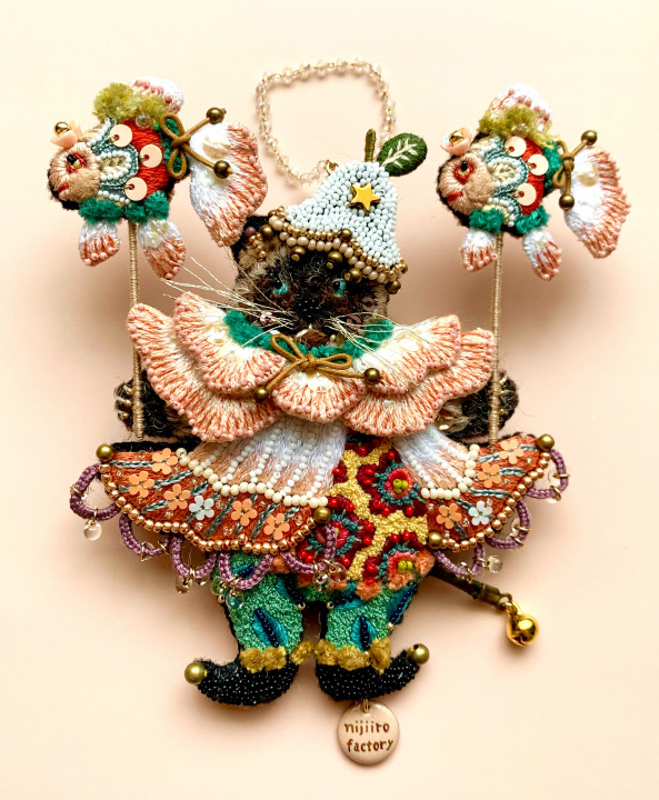 「花の妖精 brooch & ornament」